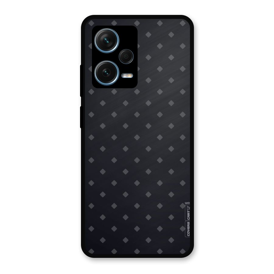 Lavish Diamond Pattern Metal Back Case for Redmi Note 12 Pro Plus 5G