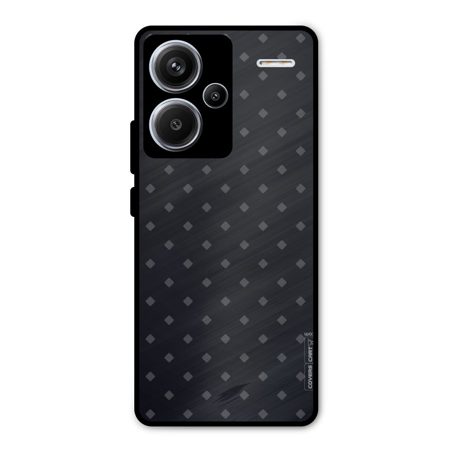 Lavish Diamond Pattern Metal Back Case for Redmi Note 13 Pro Plus