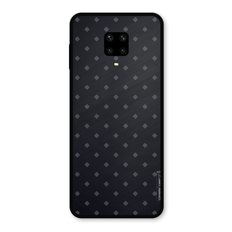 Lavish Diamond Pattern Metal Back Case for Redmi Note 9 Pro