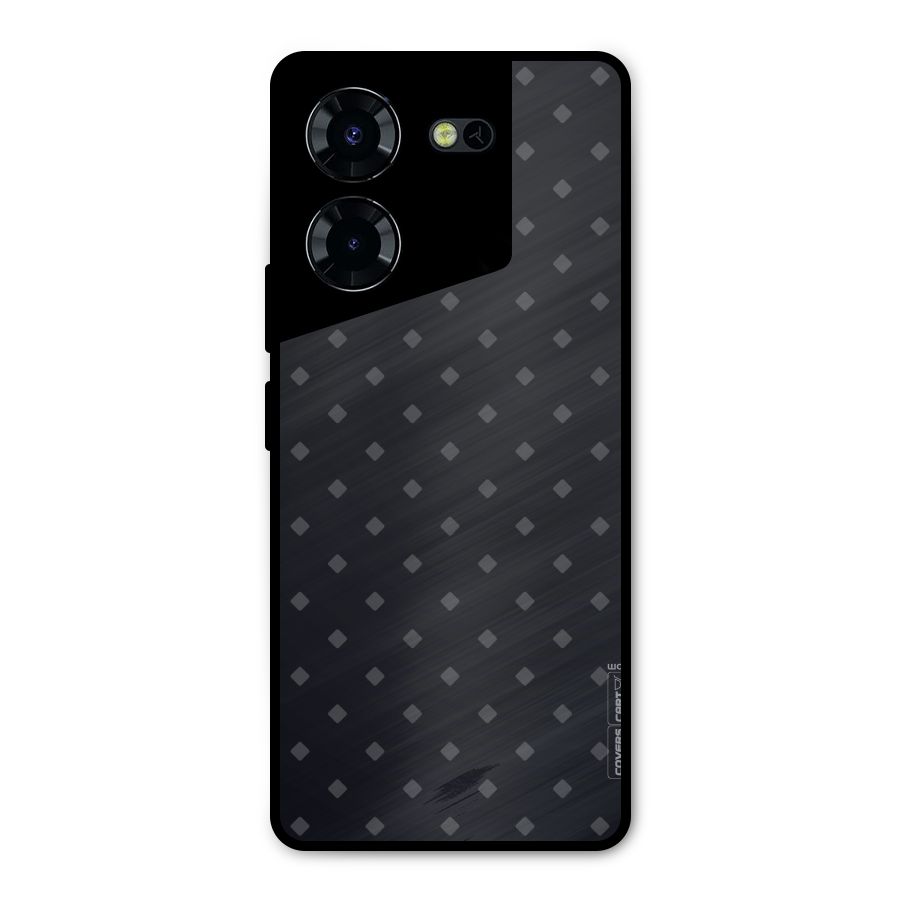Lavish Diamond Pattern Metal Back Case for Tecno Pova 5 Pro 5G