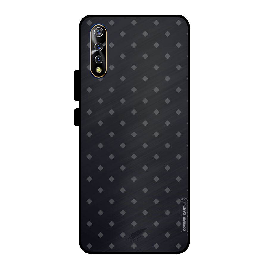 Lavish Diamond Pattern Metal Back Case for Vivo S1
