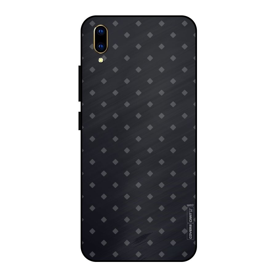 Lavish Diamond Pattern Metal Back Case for Vivo V11 Pro
