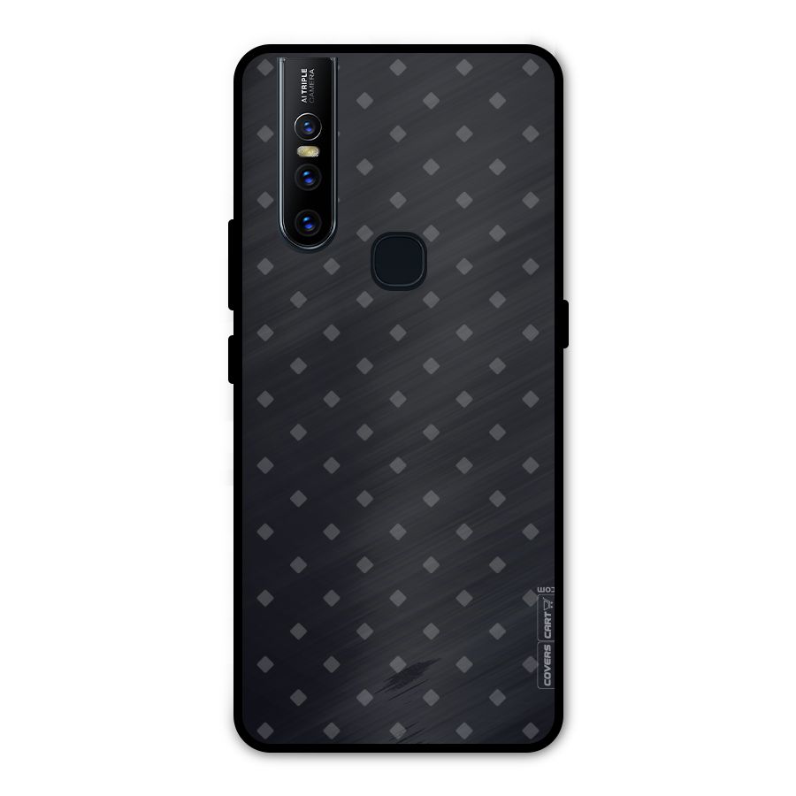 Lavish Diamond Pattern Metal Back Case for Vivo V15
