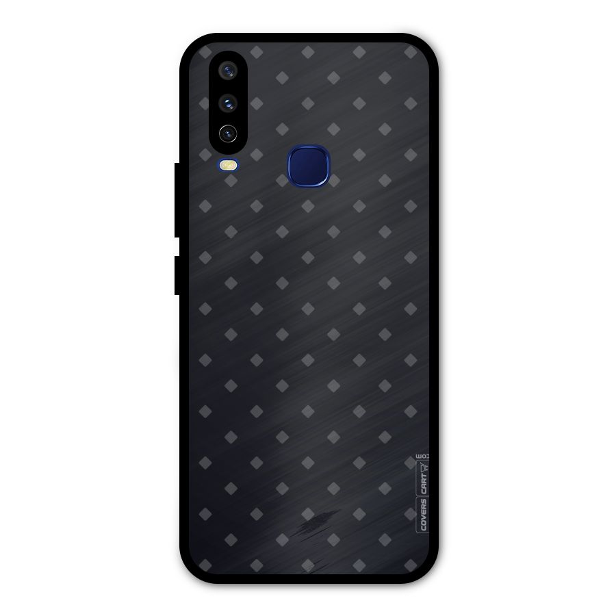 Lavish Diamond Pattern Metal Back Case for Vivo V17
