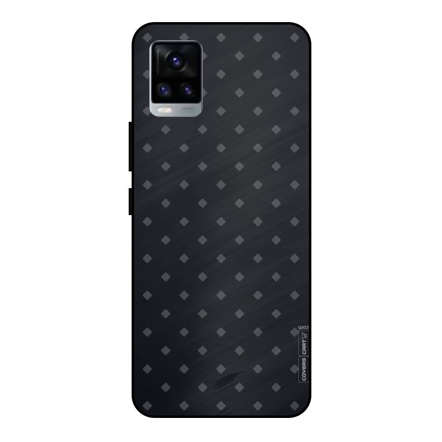 Lavish Diamond Pattern Metal Back Case for Vivo V20