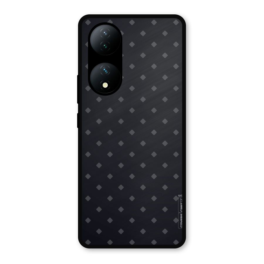 Lavish Diamond Pattern Metal Back Case for Vivo Y100
