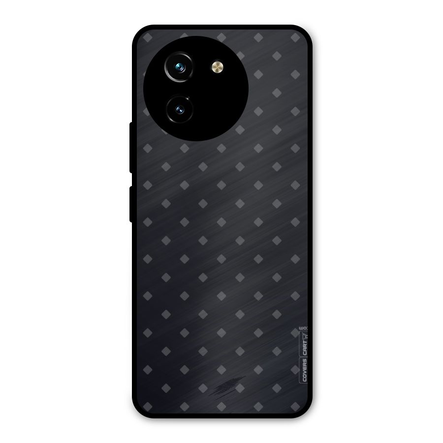 Lavish Diamond Pattern Metal Back Case for Vivo Y200i