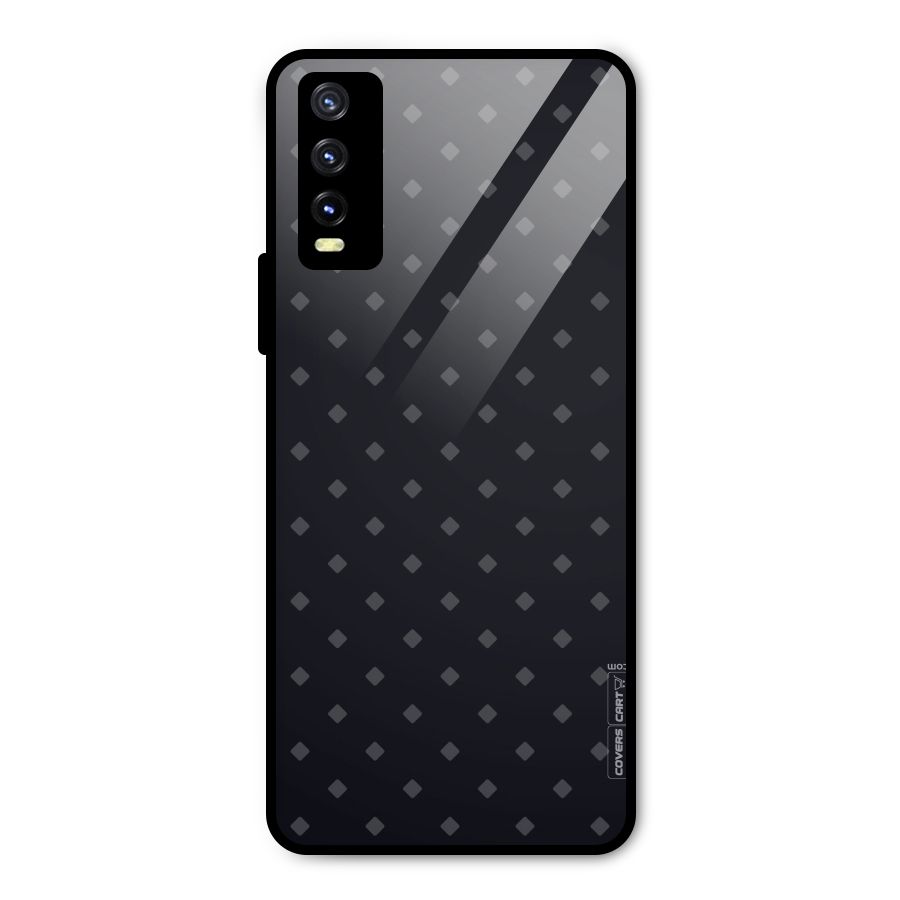 Lavish Diamond Pattern Metal Back Case for Vivo Y20g