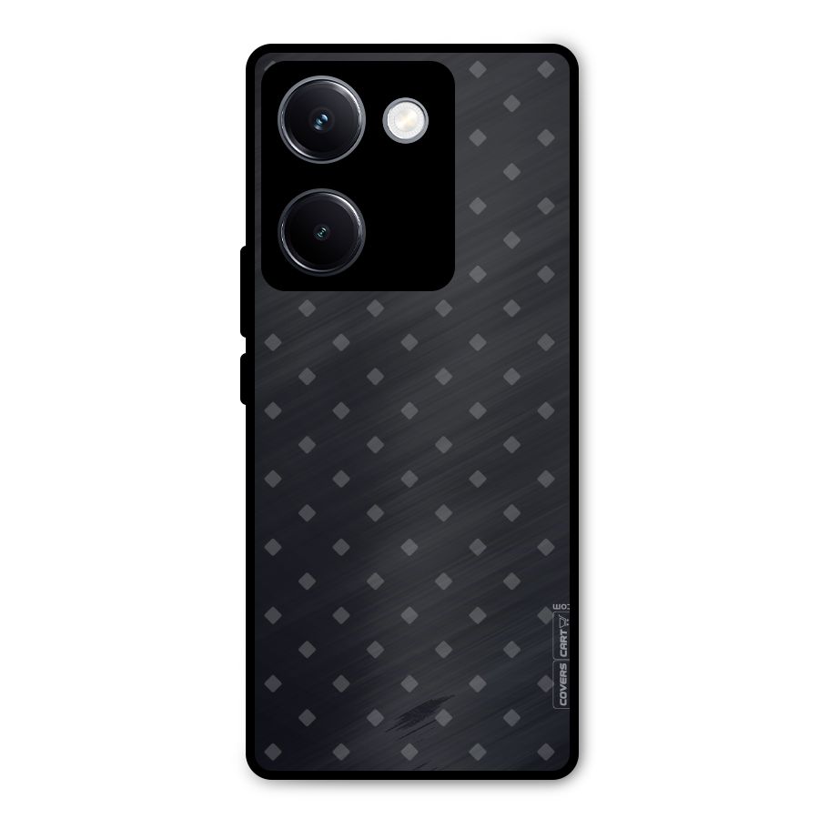 Lavish Diamond Pattern Metal Back Case for Vivo Y300 Plus