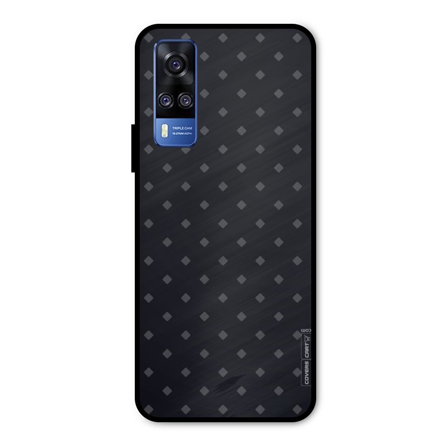 Lavish Diamond Pattern Metal Back Case for Vivo Y31