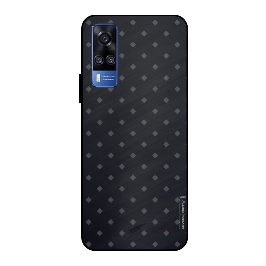 Lavish Diamond Pattern Metal Back Case for Vivo Y51