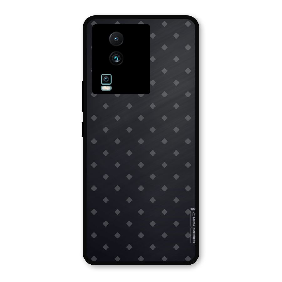 Lavish Diamond Pattern Metal Back Case for iQOO Neo 7 Pro