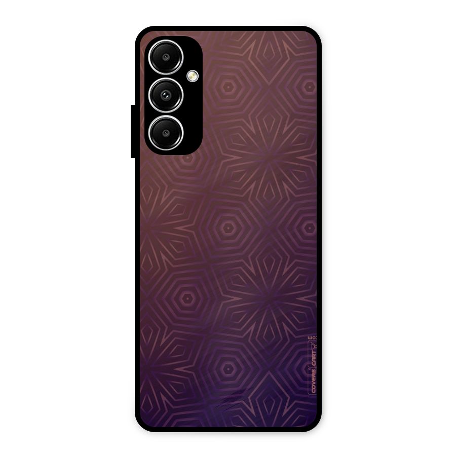 Lavish Purple Pattern Metal Back Case for Galaxy A05s