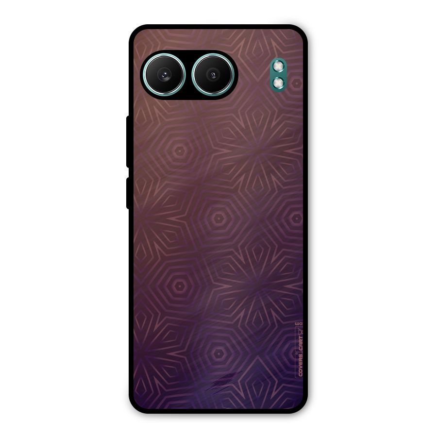 Lavish Purple Pattern Metal Back Case for OnePlus Nord 4
