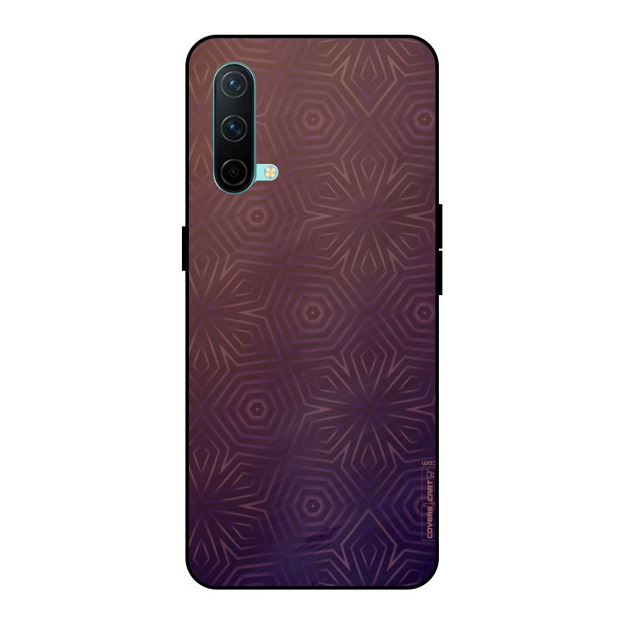 Lavish Purple Pattern Metal Back Case for OnePlus Nord CE 5G
