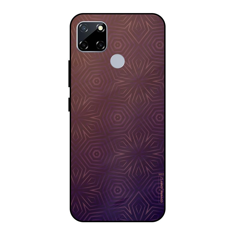 Lavish Purple Pattern Metal Back Case for Realme Narzo 20