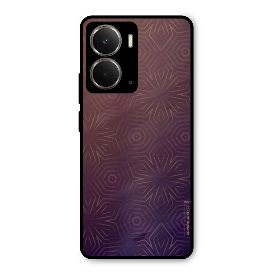 Lavish Purple Pattern Metal Back Case for Realme P3