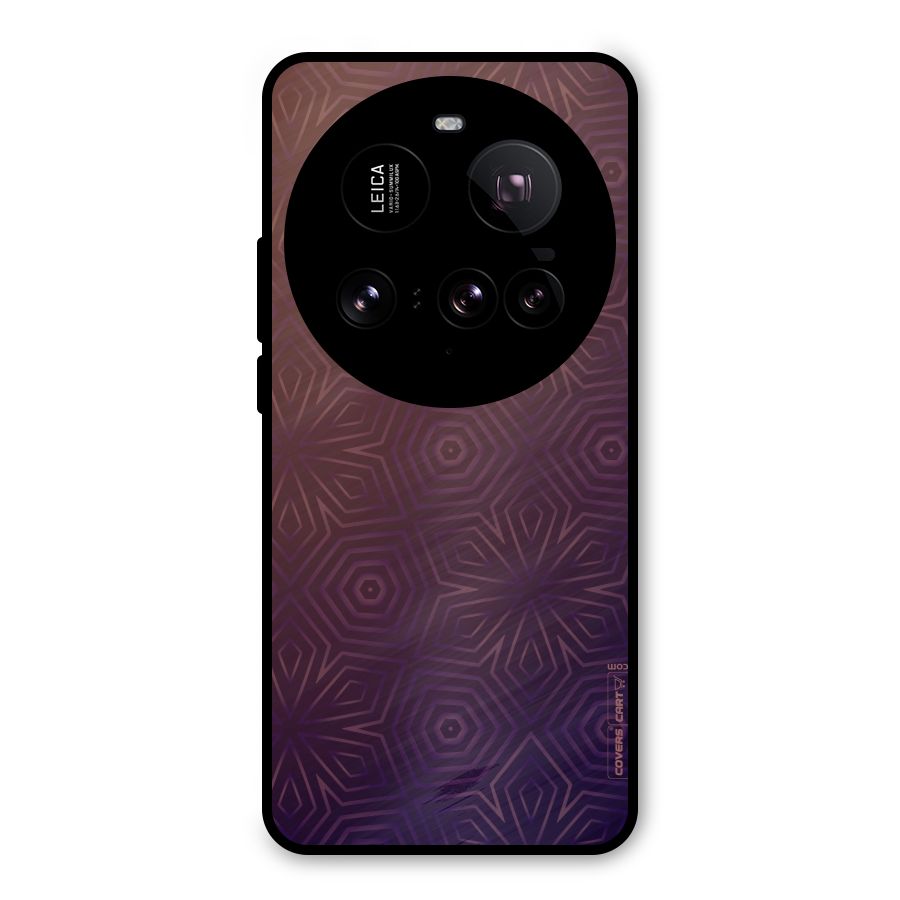 Lavish Purple Pattern Metal Back Case for Xiaomi 15 Ultra
