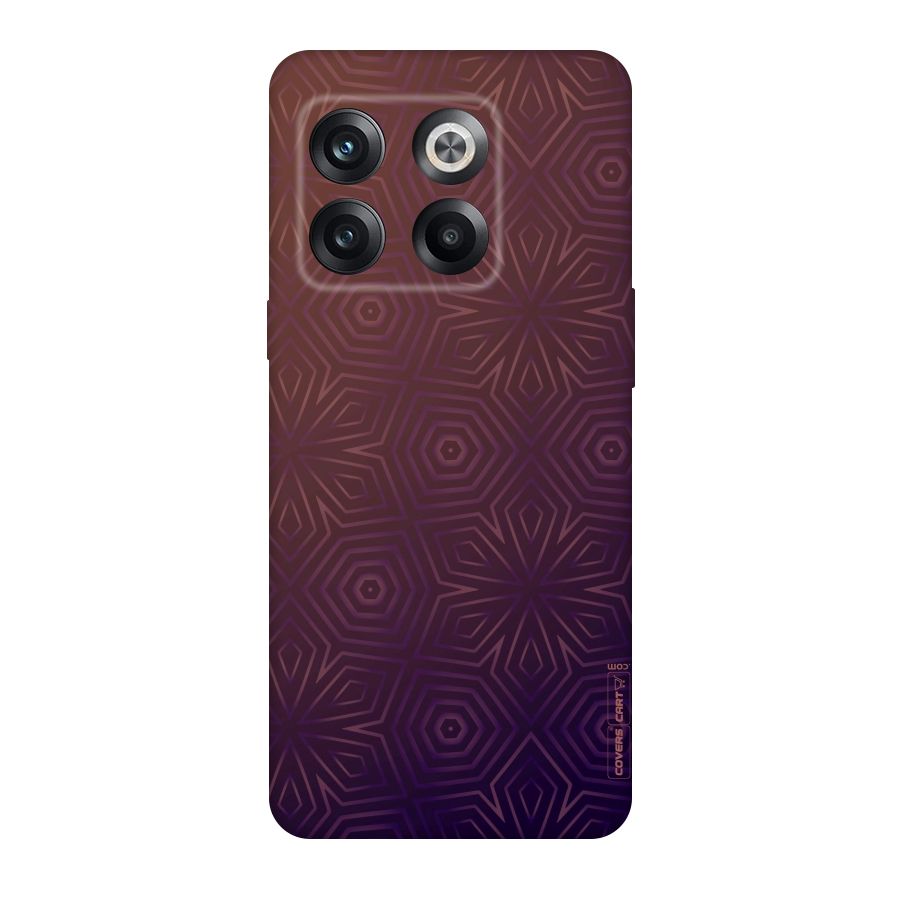 Lavish Purple Pattern Original Polycarbonate Back Case for OnePlus 10T