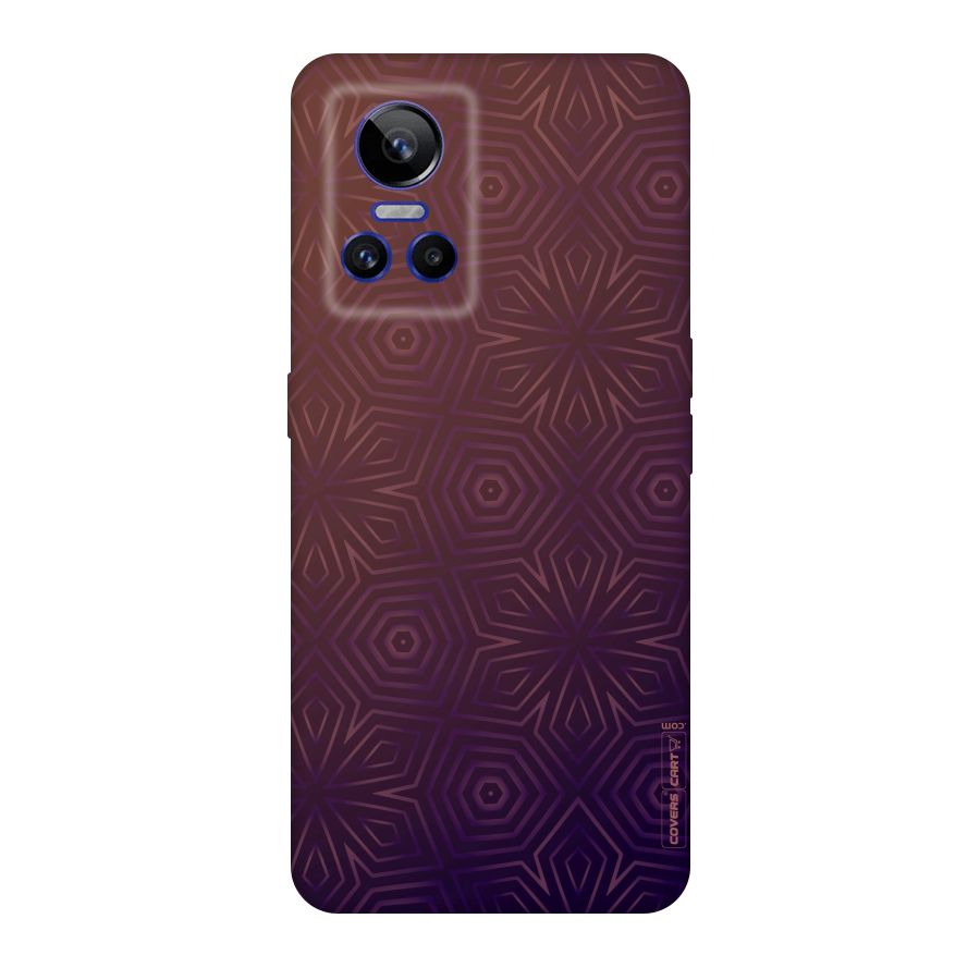 Lavish Purple Pattern Original Polycarbonate Back Case for Realme GT Neo 3