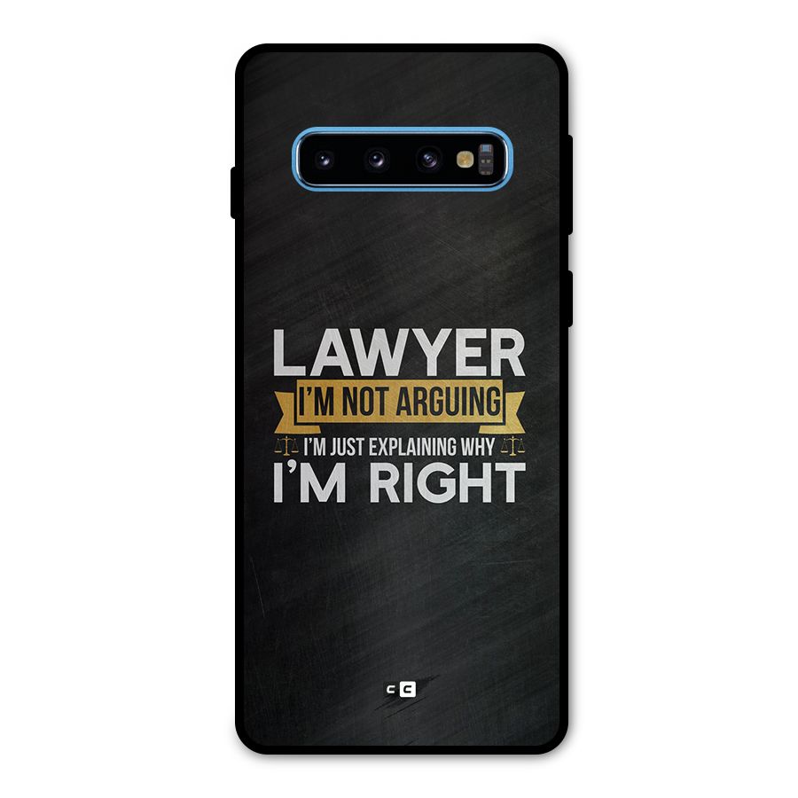 Lawyer Explains Metal Back Case for Galaxy S10