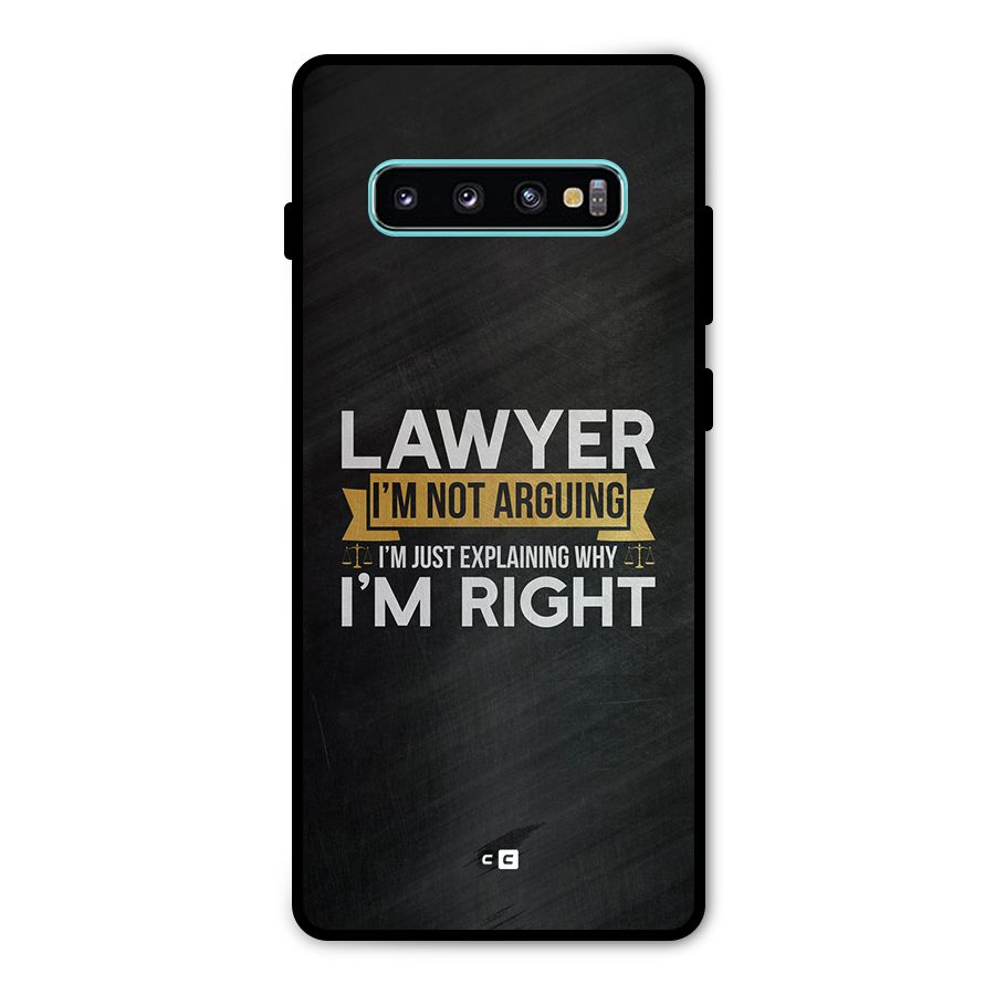 Lawyer Explains Metal Back Case for Galaxy S10 Plus