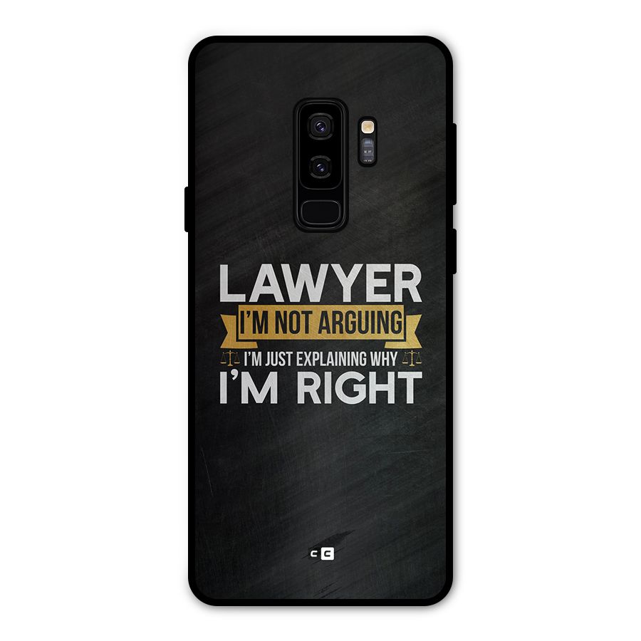 Lawyer Explains Metal Back Case for Galaxy S9 Plus