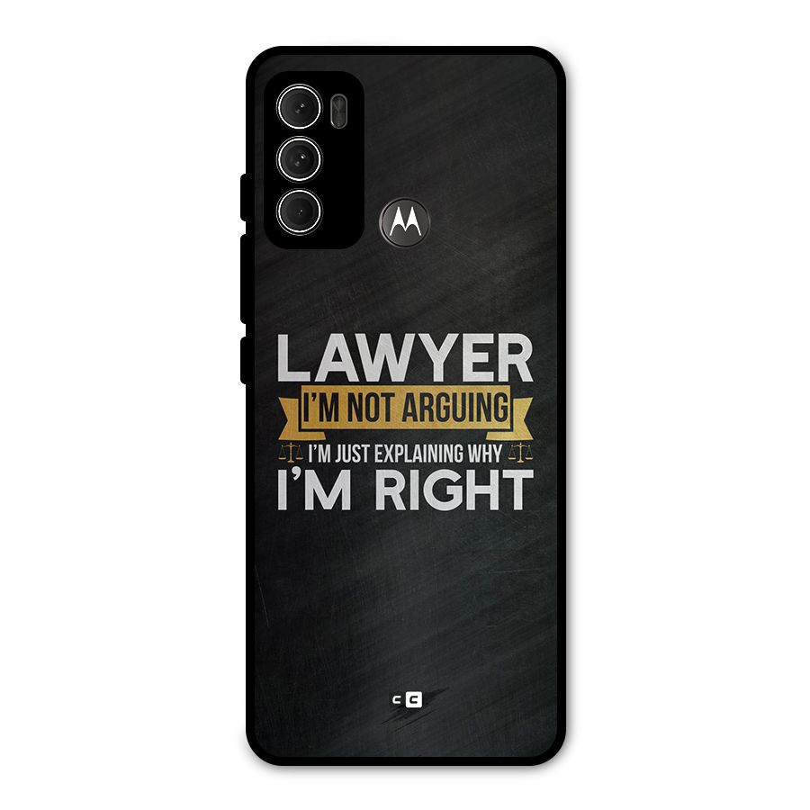 Lawyer Explains Metal Back Case for Moto G60