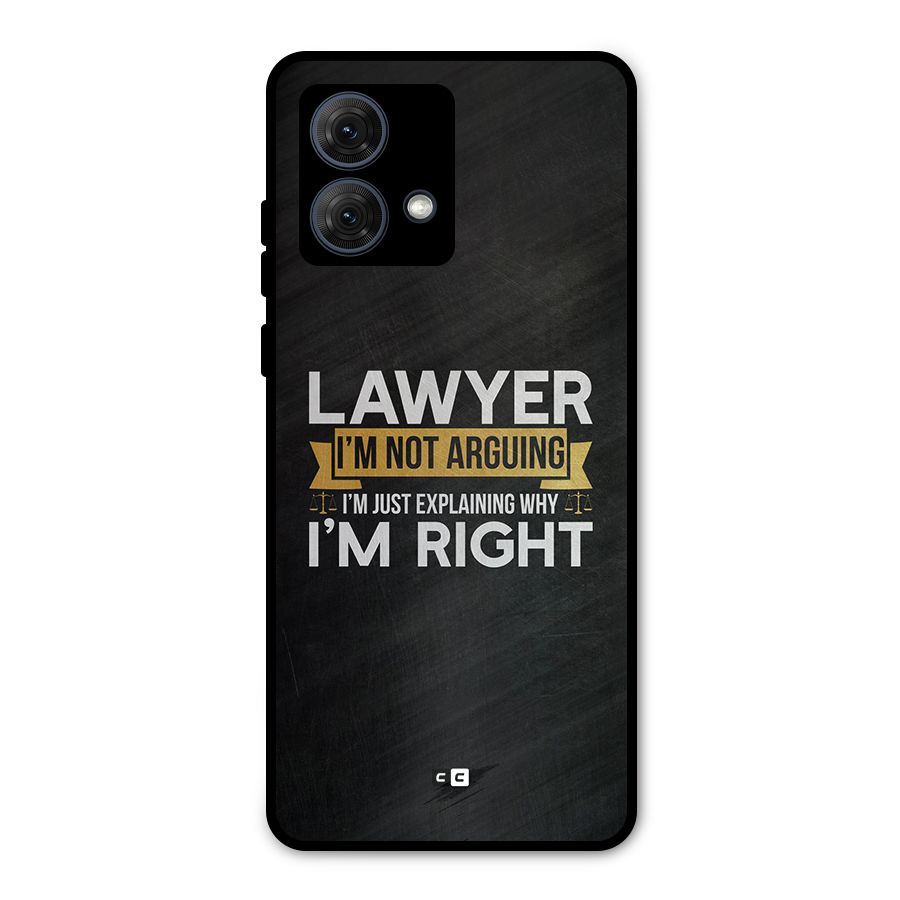 Lawyer Explains Metal Back Case for Moto G84