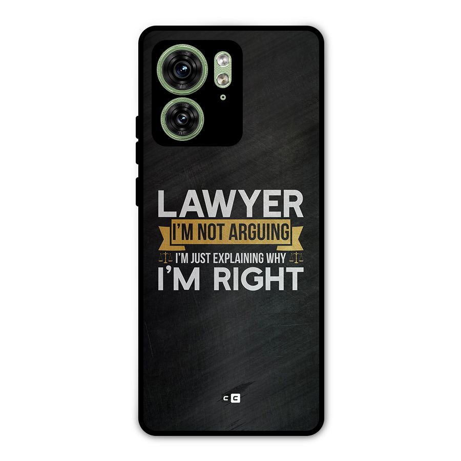 Lawyer Explains Metal Back Case for Motorola Edge 40 5G