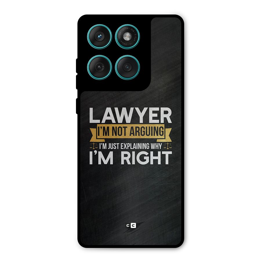 Lawyer Explains Metal Back Case for Motorola Edge 60