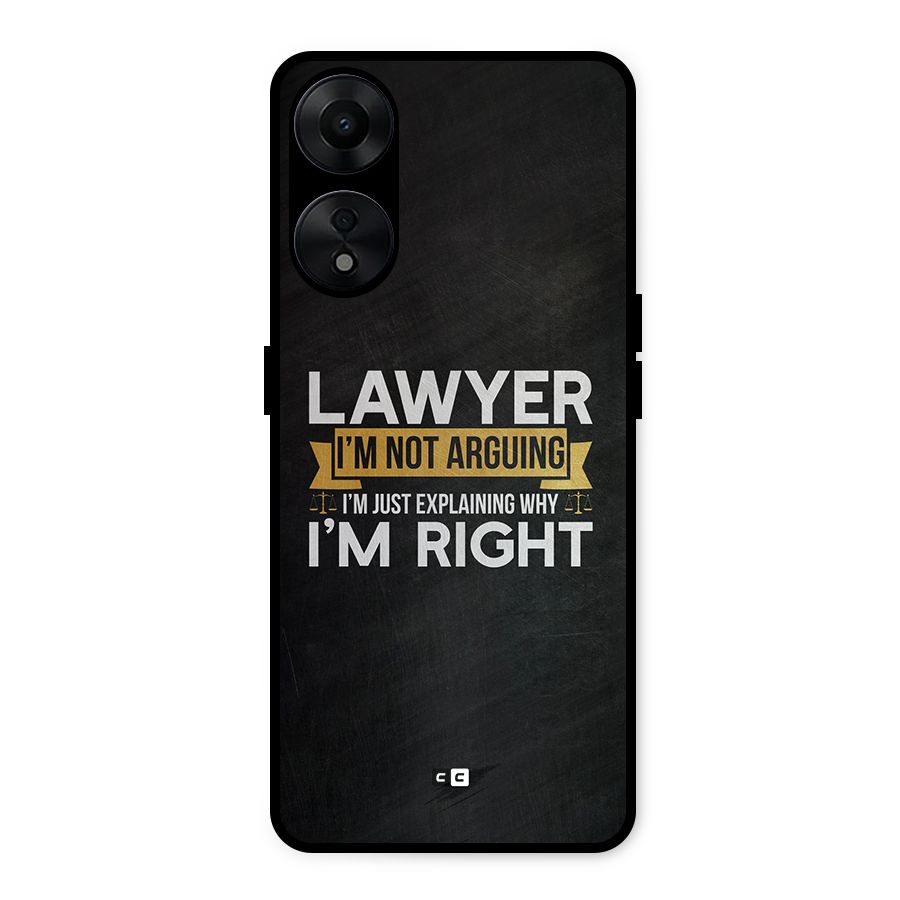 Lawyer Explains Metal Back Case for Oppo A78 5G
