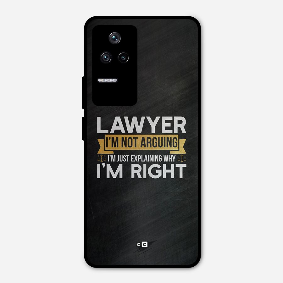 Lawyer Explains Metal Back Case for Poco F4 5G