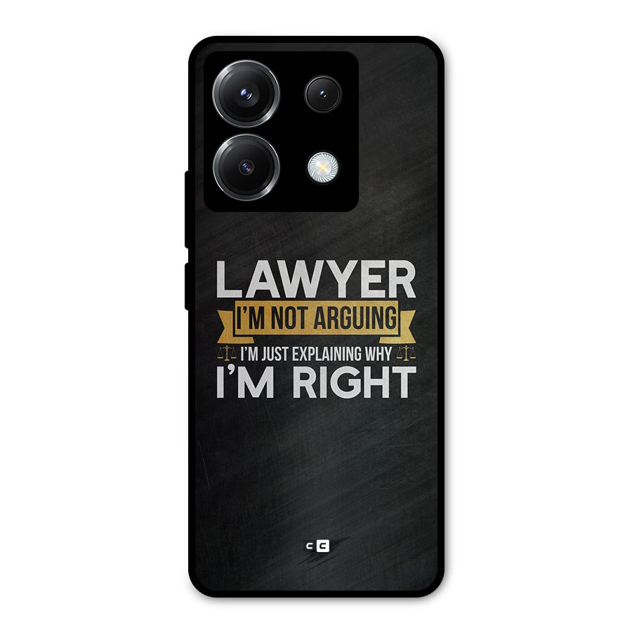 Lawyer Explains Metal Back Case for Poco X6