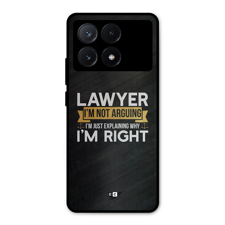 Lawyer Explains Metal Back Case for Poco X6 Pro
