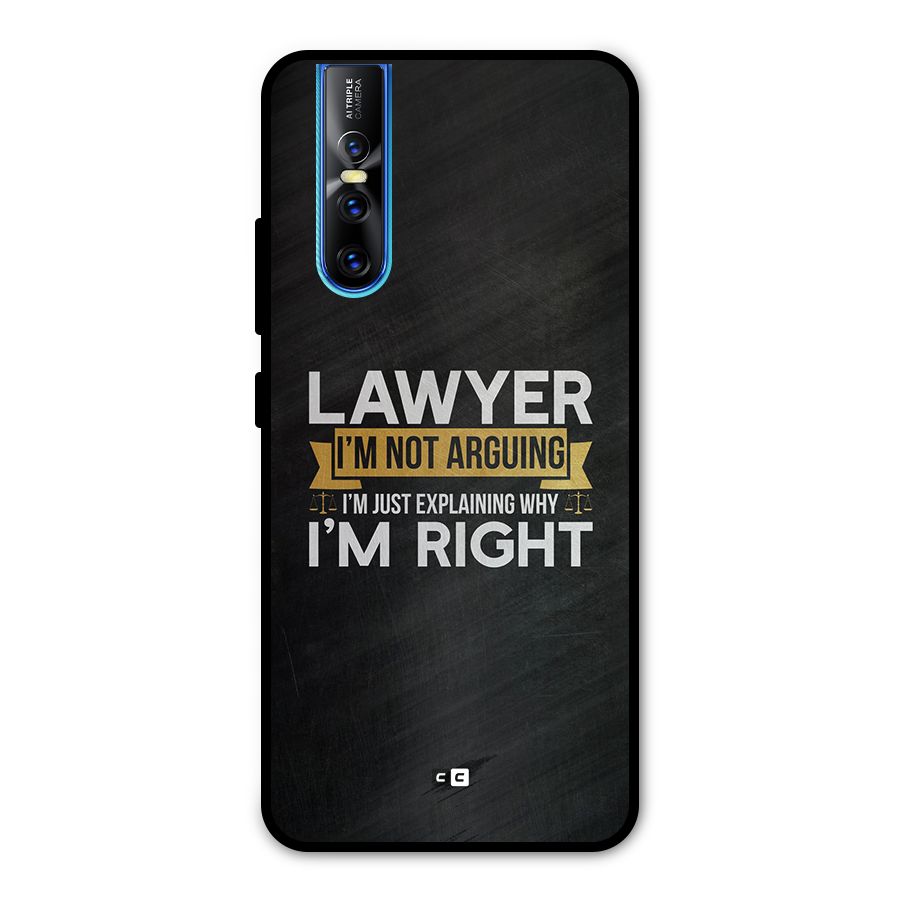 Lawyer Explains Metal Back Case for Vivo V15 Pro