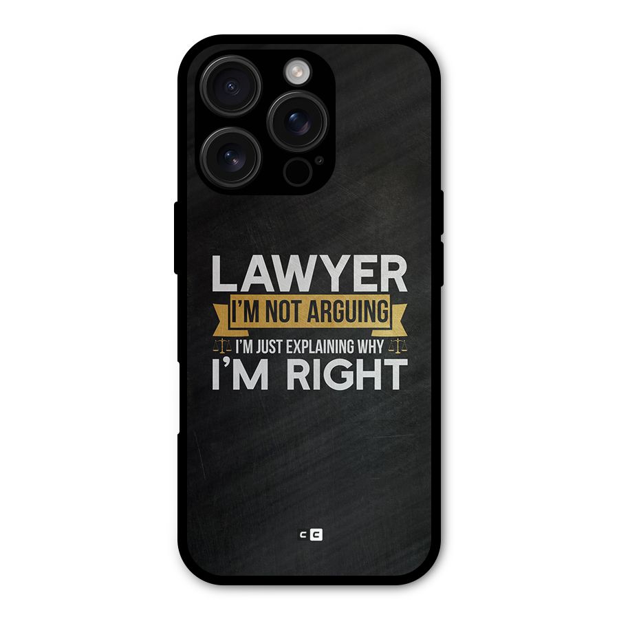 Lawyer Explains Metal Back Case for iPhone 16 Pro