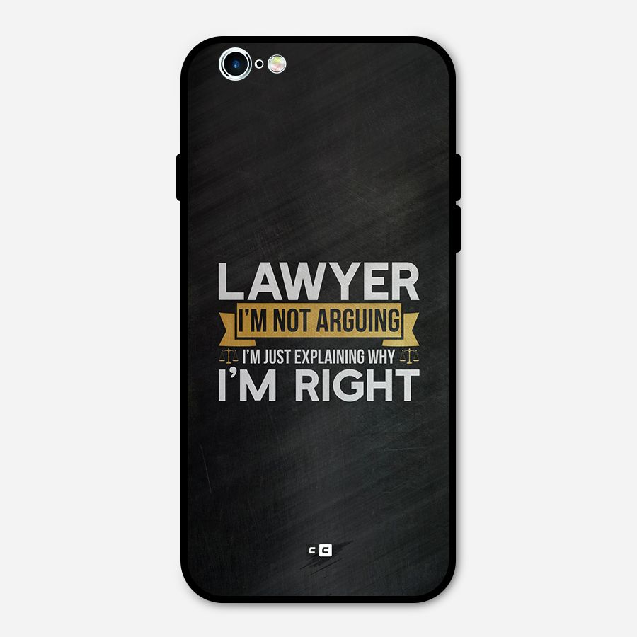 Lawyer Explains Metal Back Case for iPhone 6 6s