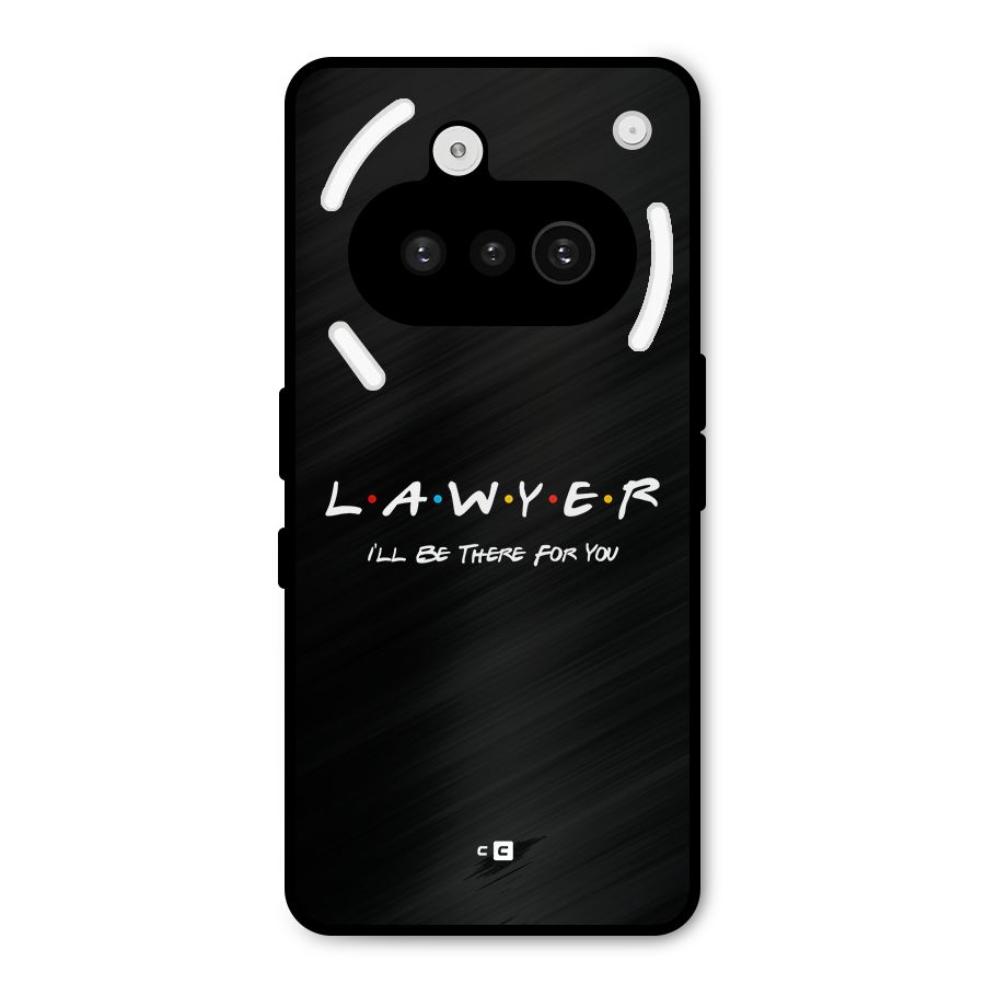 Lawyer For You Metal Back Case for Nothing Phone 3a