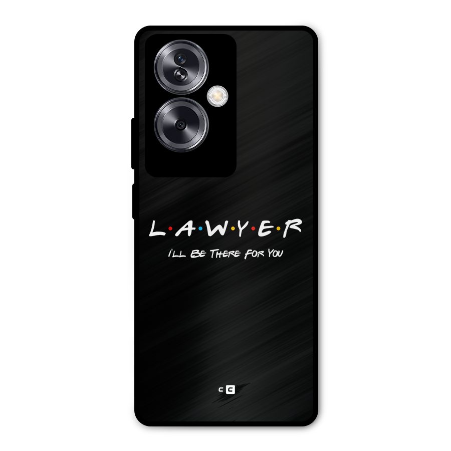 Lawyer For You Metal Back Case for Oppo A79 5G
