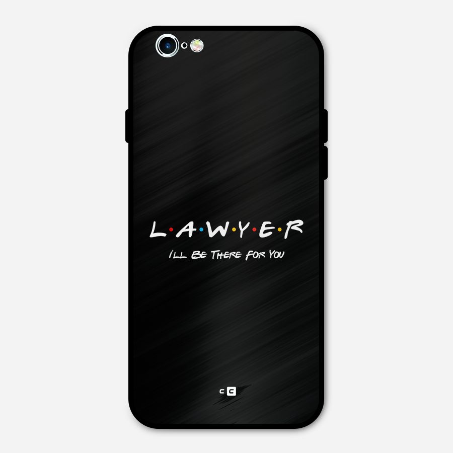 Lawyer For You Metal Back Case for iPhone 6 6s