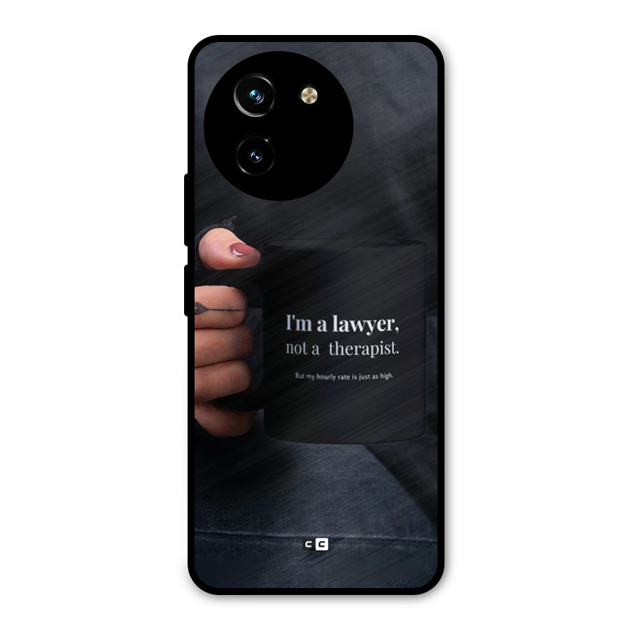 Lawyer Not Therapist Metal Back Case for Vivo T3x