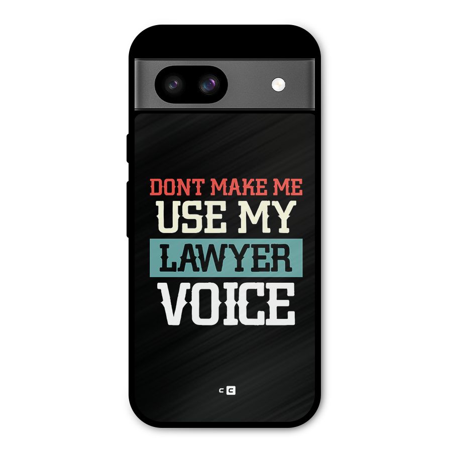 Lawyer Voice Metal Back Case for Google Pixel 8a