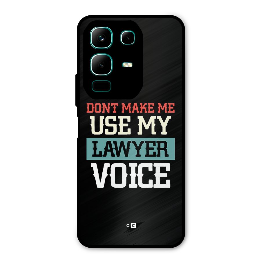 Lawyer Voice Metal Back Case for Infinix Note 50x