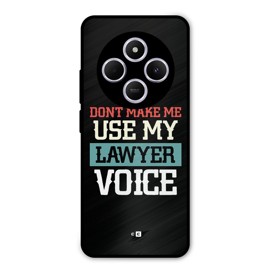 Lawyer Voice Metal Back Case for Poco M7