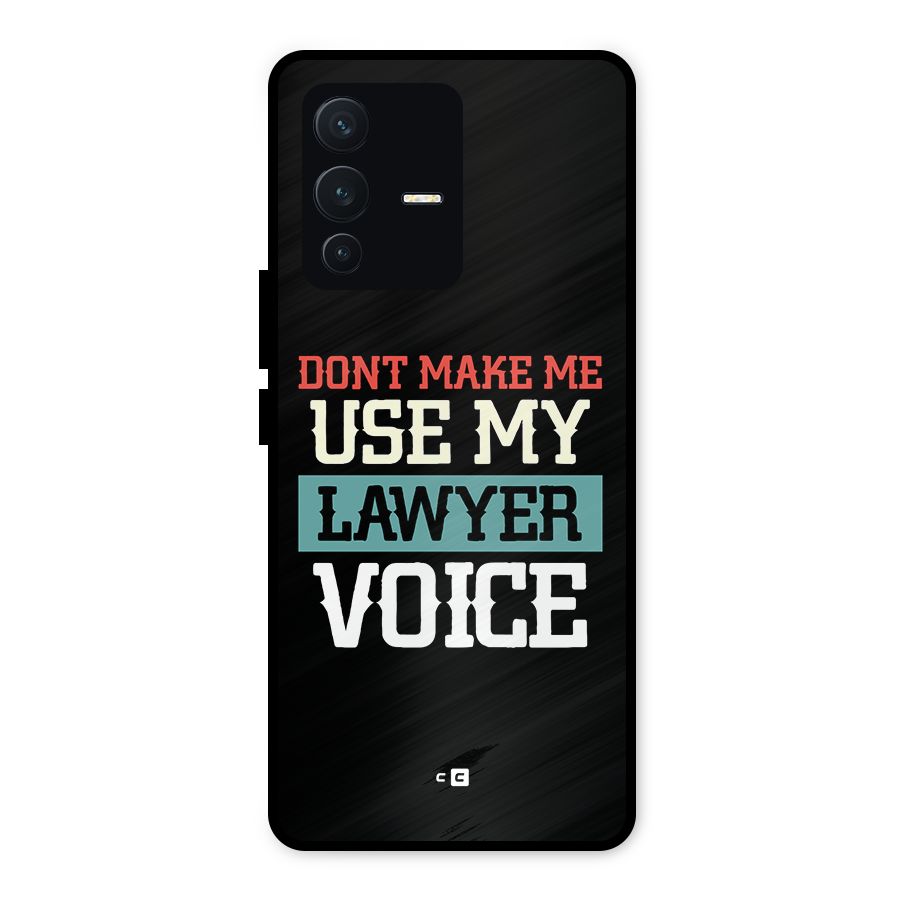 Lawyer Voice Metal Back Case for Vivo V23 5G