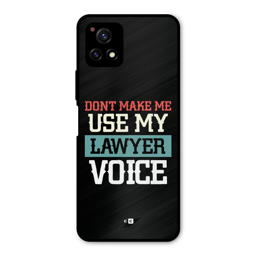 Lawyer Voice Metal Back Case for Vivo Y72 5G