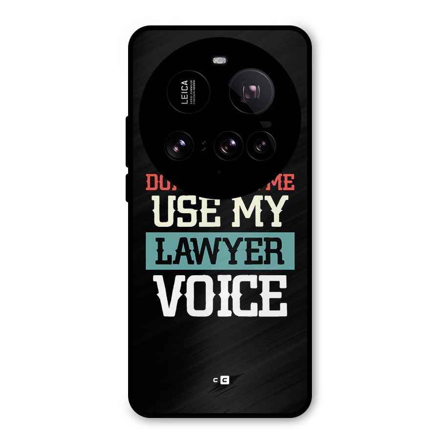 Lawyer Voice Metal Back Case for Xiaomi 15 Ultra