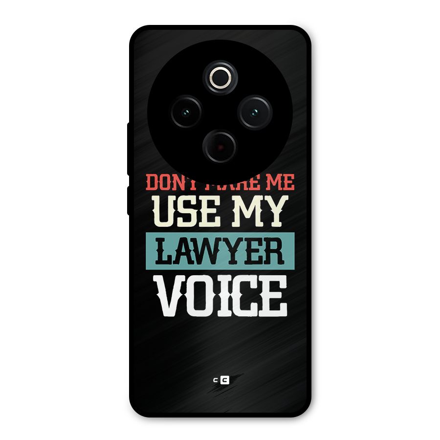 Lawyer Voice Metal Back Case for iQOO Z10
