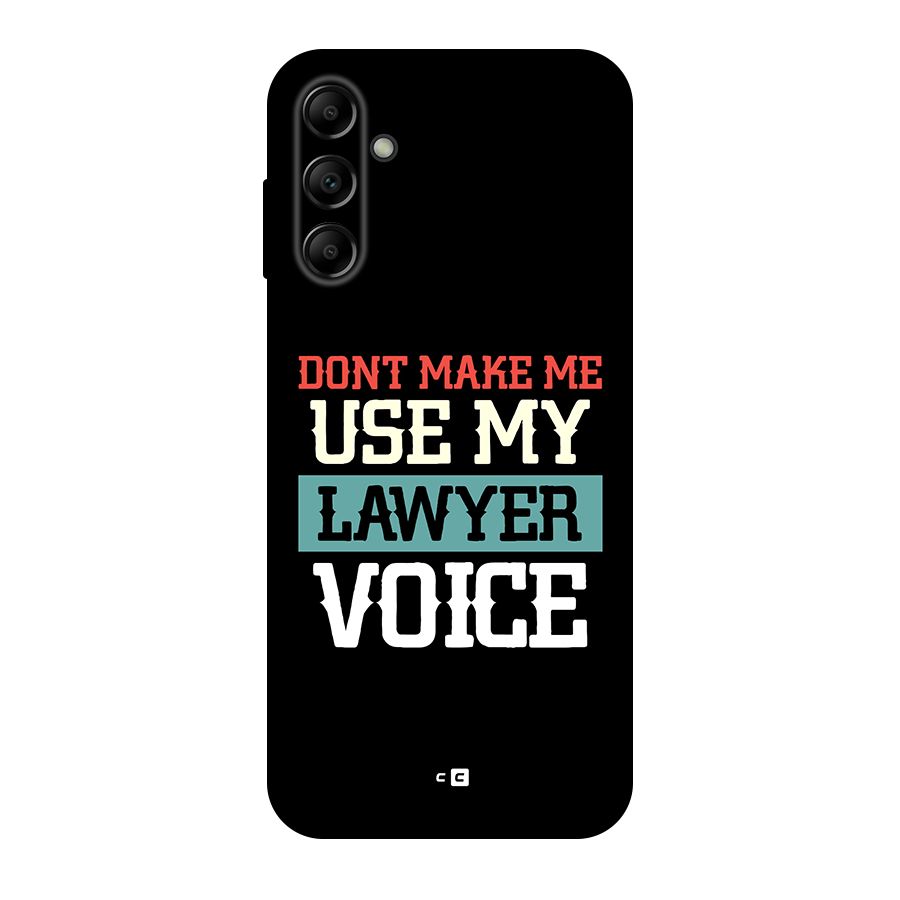 Lawyer Voice Original Polycarbonate Back Case for Galaxy A14 5G